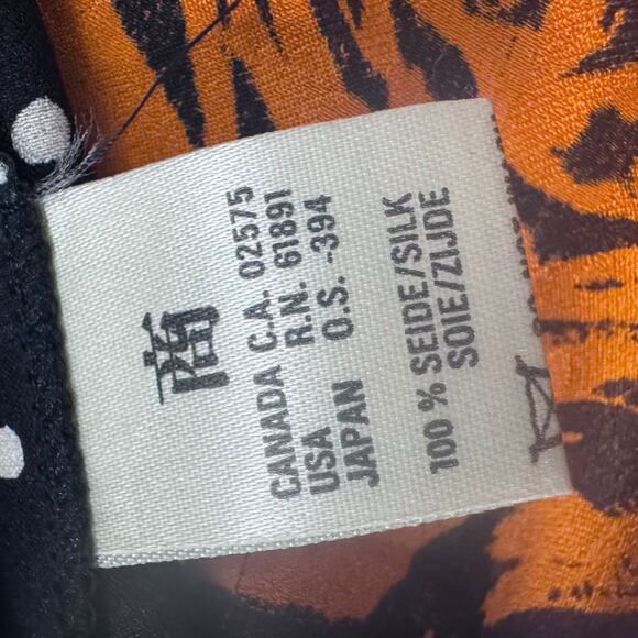 Escada Women’s 100% Silk Blazer Style Slit Top Size FR36 US4 - Picture 8 of 13